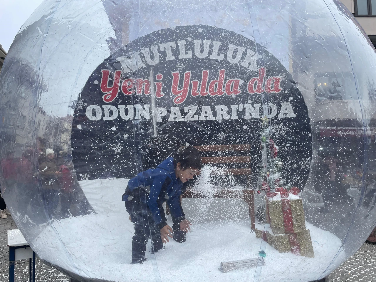 Odunpazarı'nda Kar Küresi Etkinliği Çocukların İlgi Odağı Oldu