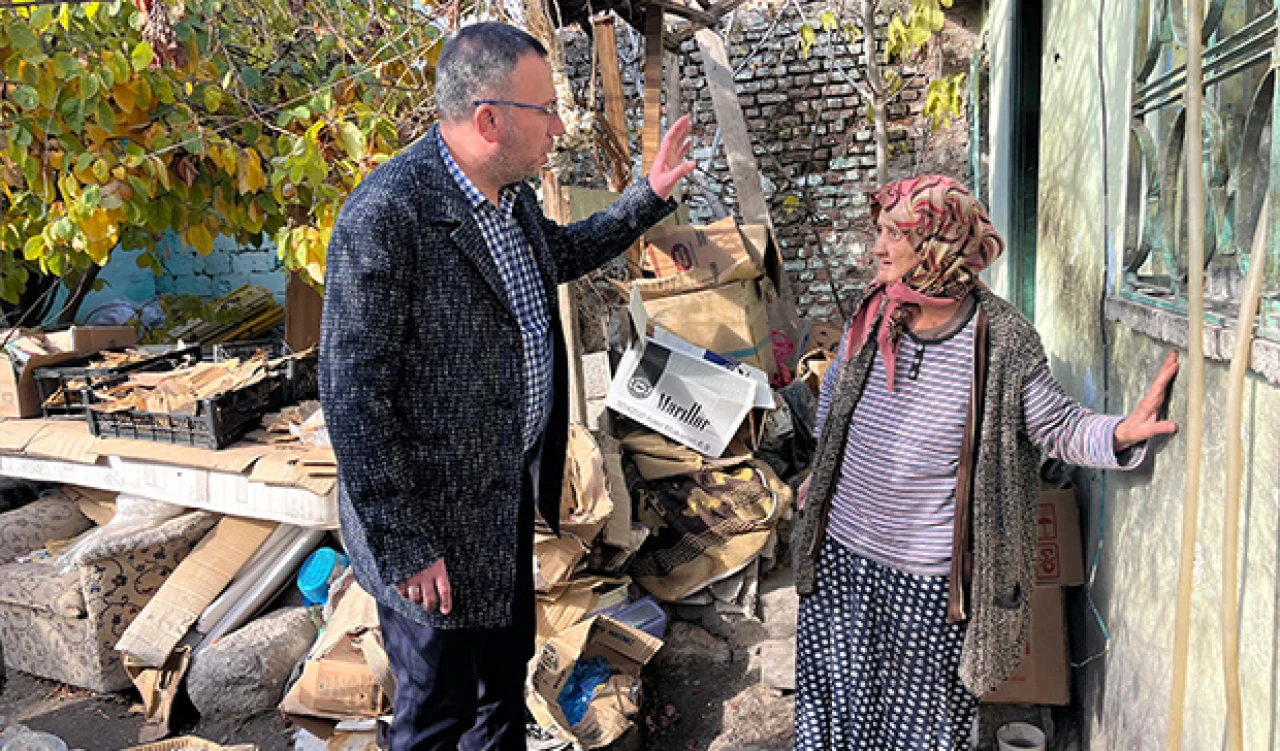 Ahmet Sivri’den Pembegül Teyzeye Ziyaret ve Yardım Sözü