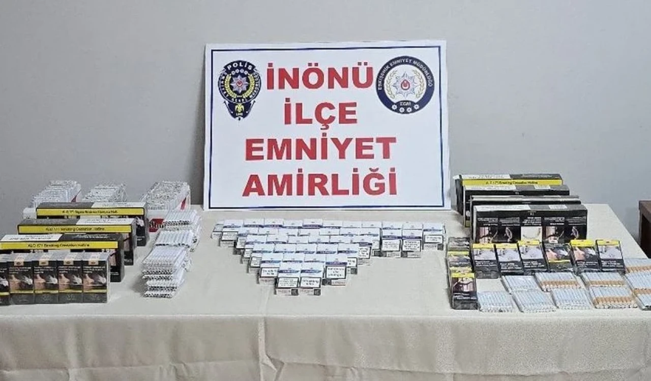 Eskişehir’de İş Yerine Sahte Sigara Operasyonu