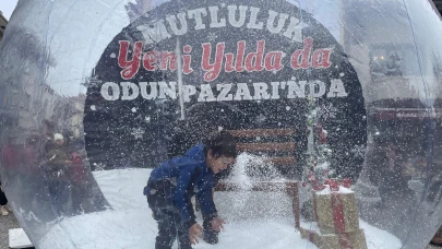 Odunpazarı'nda Kar Küresi Etkinliği Çocukların İlgi Odağı Oldu