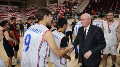 Başkan Kazım Kurt’a Basketbol Final Maçında Büyük İlgi